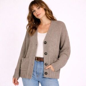 Gypsy Cloud Cardigan Sweater Size M Chunky Oversized Boho Cottagecore Farmhouse